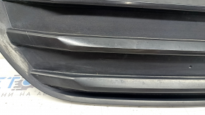 Решетка радиатора grill Honda Insight 19-22 голая, черный глянец, песок, царапины