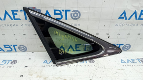 Форточка глухое стекло задняя левая Honda Insight 19-22 хром, надорван уплотнитель, царапины на хроме