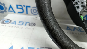 Volan neacoperit Honda Insight 19-22 cauciuc negru, cu pernă spate, pentru curățare, uzat