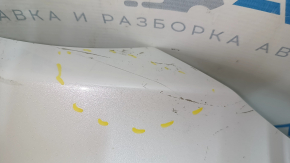 Крыло переднее правое Honda Insight 19-22 с кронштейном, белый NH-788P, царапины, клей
