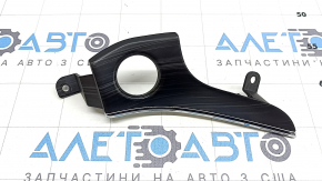 Накладка передней панели правая кнопки Start-Stop Jeep Grand Cherokee WK2 20-22 под темное дерево с хром
