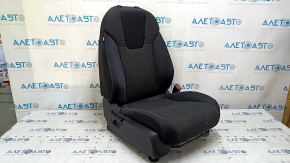 Пассажирское сидение Honda Insight 19-22 без airbag, механическое, ткань, черное, подогрев, под химчистку, ржавчина, царапины на накладке
