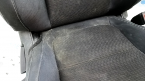 Пассажирское сидение Honda Insight 19-22 без airbag, механическое, ткань, черное, подогрев, под химчистку, ржавчина, царапины на накладке