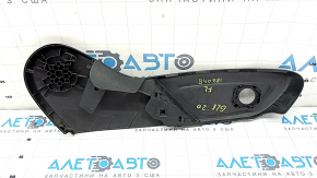 Ornamente scaun șofer stânga jos Mercedes W167 GLE 350 450 20-24 2 piese, negru, zgârieturi