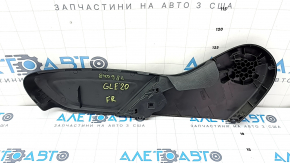 Накладка пассажирского сидения нижняя правая Mercedes W167 GLE 350 450 20-26 2 части, черная, царапины
