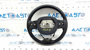 Руль голый Jeep Grand Cherokee WK2 14-22 кожа черная, с подогревом, царапины под перешив