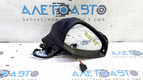 Зеркало боковое правое в сборе Audi A4 B9 17-19 12 пинов, поворотник, автозатемнение, под память, черное