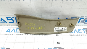Ornament prag ușă spate stânga Jeep Grand Cherokee WK2 11-22 bej, zgârieturi, necesită curățare