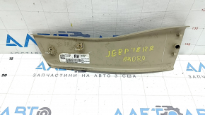 Ornament prag ușă spate dreapta Jeep Grand Cherokee WK2 11-22 bej, zgârieturi, necesită curățare