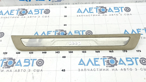 Ornamente prag ușă față dreapta Jeep Grand Cherokee WK2 11-22 bej cu crom, zgârieturi