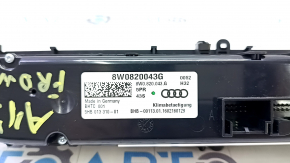 Управление климат-контролем Audi A4 B9 17-25 с подогревом, царапины