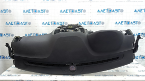 Торпедо передняя панель с AIRBAG Jeep Grand Cherokee WK2 14-22 черная, с накладками, царапины