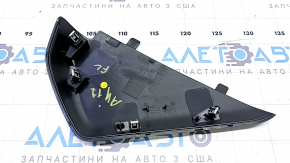 Накладка передней панели боковая левая Audi A4 B9 17-25 черная