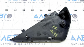 Накладка передней панели боковая правая Audi A4 B9 17-25 черная