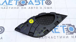 Накладка передней панели правая под динамики Audi A4 B9 17-20 черная, 2 части, сломано крепление
