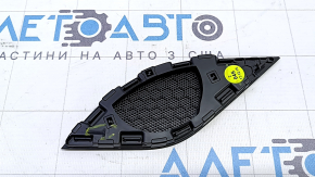 Накладка передней панели левая под динамики Audi A4 B9 17-20 черная, 2 части, сломано крепление