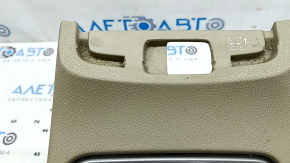 Ornamente consolă centrală cu suporturi pentru pahare Jeep Grand Cherokee WK2 17-22 argintiu, zgârieturi, cromat