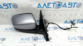 Зеркало боковое правое в сборе Jeep Compass 17-26 2+3 пинов, подогрев, серебро PSC, сколы, царапины