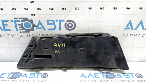 Решетка переднего бампера правая Audi A4 B9 17-17 без радара, хром, песок
