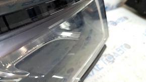 Far dreapta față complet Jeep Compass 17-21 halogen, cu suport, zgârieturi, nisip
