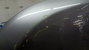 Капот голый Jeep Compass 17-26 алюминий, серебро PSC, тычки, царапины, крашен 0.3-0.45