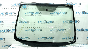 Parbriz Toyota Prius 30 10-15 aer pe margine, nisip, ciobit