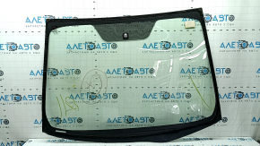 Parbriz Toyota Prius 30 10-15 aer pe margine, nisip, ciobit