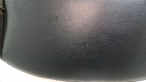 Подушка заднего ряда сидений 2 ряд Jeep Compass 19-21 кожа+ткань черная, белая и коричневая строчка, царапина
