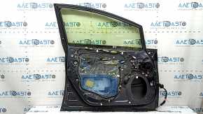 Дверь в сборе передняя левая Toyota Prius 30 14-15 keyless, графит 8V1, тычки, вмятина, порезан уплотнитель