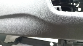Торпедо передняя панель с AIRBAG Jeep Compass 17-21 черная, царапины