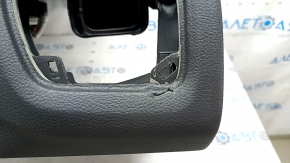 Торпедо передняя панель с AIRBAG Jeep Compass 17-21 черная, царапины