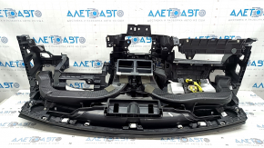 Торпедо передняя панель с AIRBAG Jeep Compass 17-21 черная, царапины