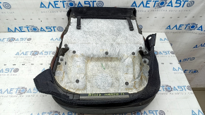 Tapițerie scaun șofer Jeep Compass 17-21 piele + stofă cu cusături negre, albe și maro, pentru curățare, zgârieturi
