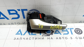 Ручка двери внутренняя задняя левая Toyota Prius 30 11-15 черная с серым