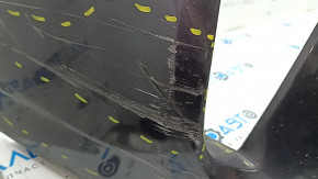 Бампер передний голый Toyota Prius 30 13-15 рест, графит, надорван, примят, сломаны крепления, после ремонта
