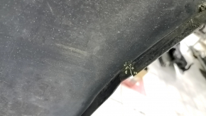 Бампер передний голый Toyota Prius 30 13-15 рест, графит, надорван, примят, сломаны крепления, после ремонта