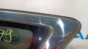 Форточка глухое стекло задняя левая Infiniti JX35 QX60 13-20 царапины на хроме