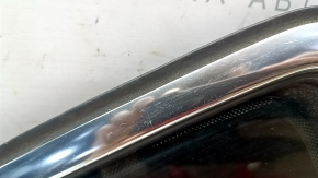 Форточка глухое стекло задняя левая VW Passat b7 12-15 USA хром, царапины на хроме, царапины на стекле