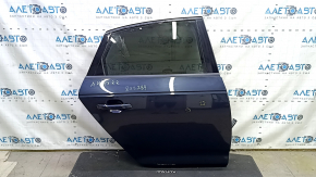 Дверь в сборе задняя правая Audi A4 B9 17-19 синий LX5R, keyless, тычка