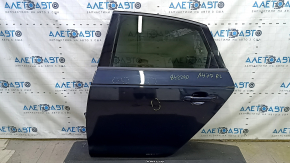 Ansamblu ușă spate stânga Audi A4 B9 17-19 albastru LX5R, fără cheie, închidere pe partea dreaptă
