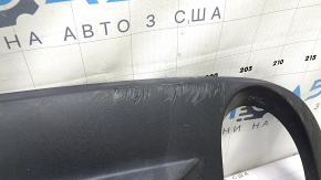 Губа заднего бампера без молдинга Audi A4 B9 17-17 под 2 трубы, структура, царапины