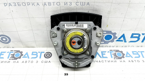 Подушка безопасности airbag в руль водительская Toyota Prius 30 10-15 черная, царапины