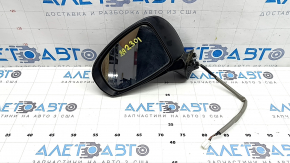 Зеркало боковое левое в сборе Toyota Prius 30 10-15 5 пинов, графит, полезло покрытие