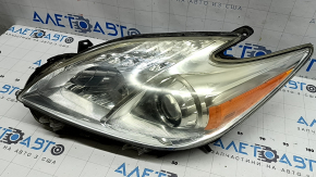 Фара передняя левая Toyota Prius 30 13-15 рест галоген, под полировку