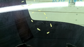 Дверь багажника голая со стеклом Toyota Prius 30 12-15 графит 8V1, с двумя стеклами, царапины на стекле
