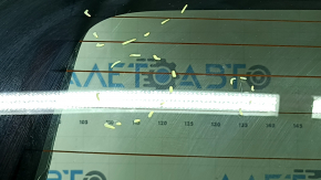 Дверь багажника голая со стеклом Toyota Prius 30 12-15 графит 8V1, с двумя стеклами, царапины на стекле