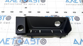 Ornamente console centrale față Audi A4 B9 17-19 negru, sub brichetă, strat protector decojit