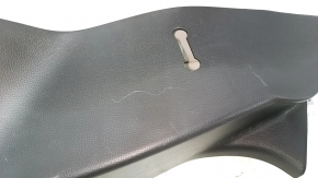 Ornament stâlp spate stânga jos Toyota Venza 21-24 negru, zgârieturi, elemente de fixare rupte