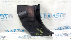 Ornament stâlp față stânga jos Toyota Venza 21-24 negru, zgârieturi