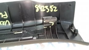 Ornamente prag ușă față stânga Toyota Venza 21-24 negru, inserție cromată, folie, zgârieturi, lovituri